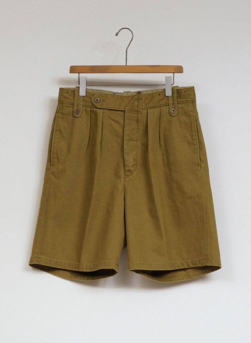 Battle Dress Short Indian Twill in Khaki 1