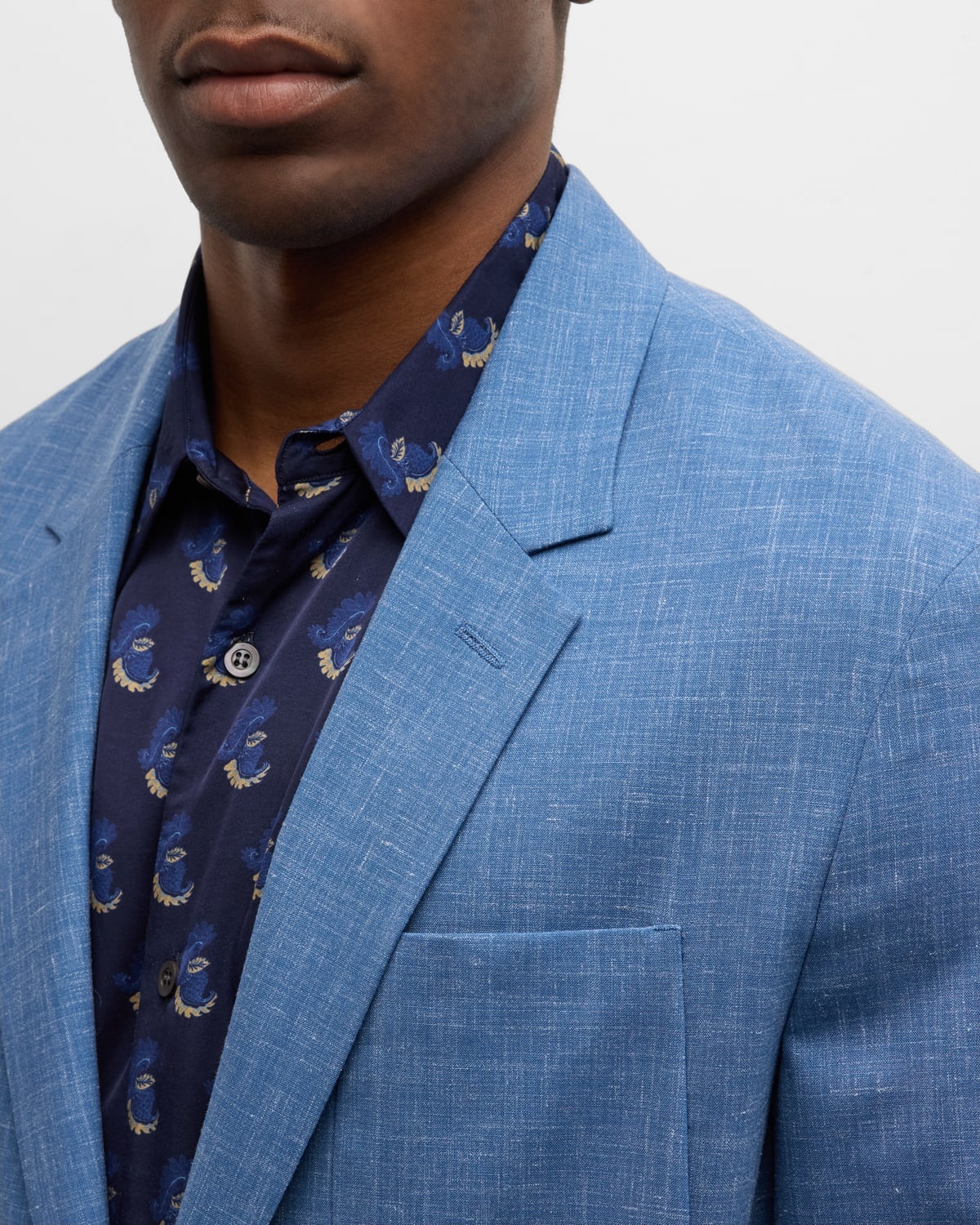 Men's Patch Pocket Two-Button Sport Coat - 2