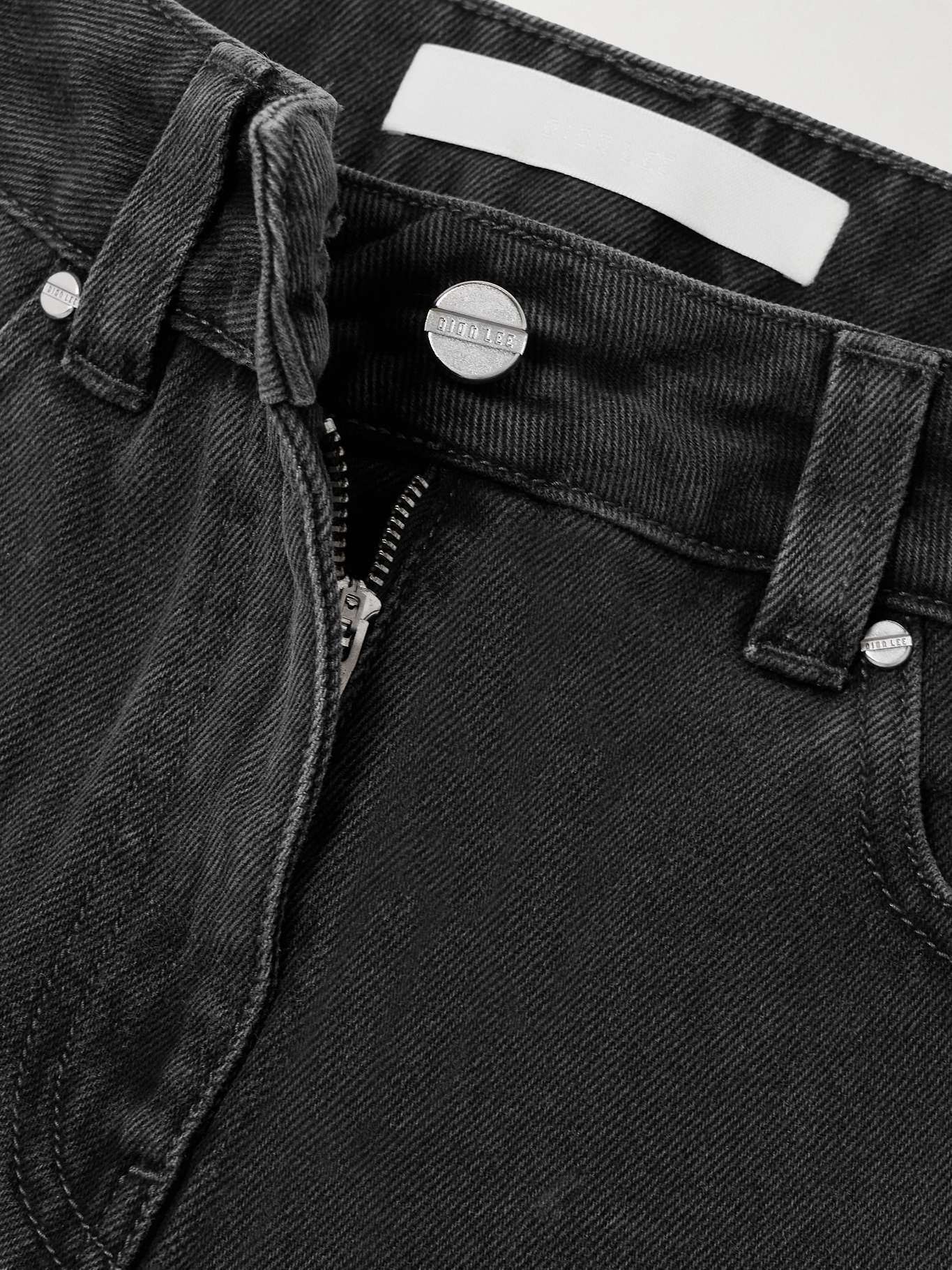 Paneled high-rise flared jeans - 5
