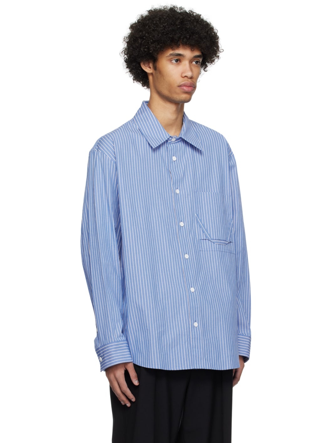 Blue Striped Shirt - 2