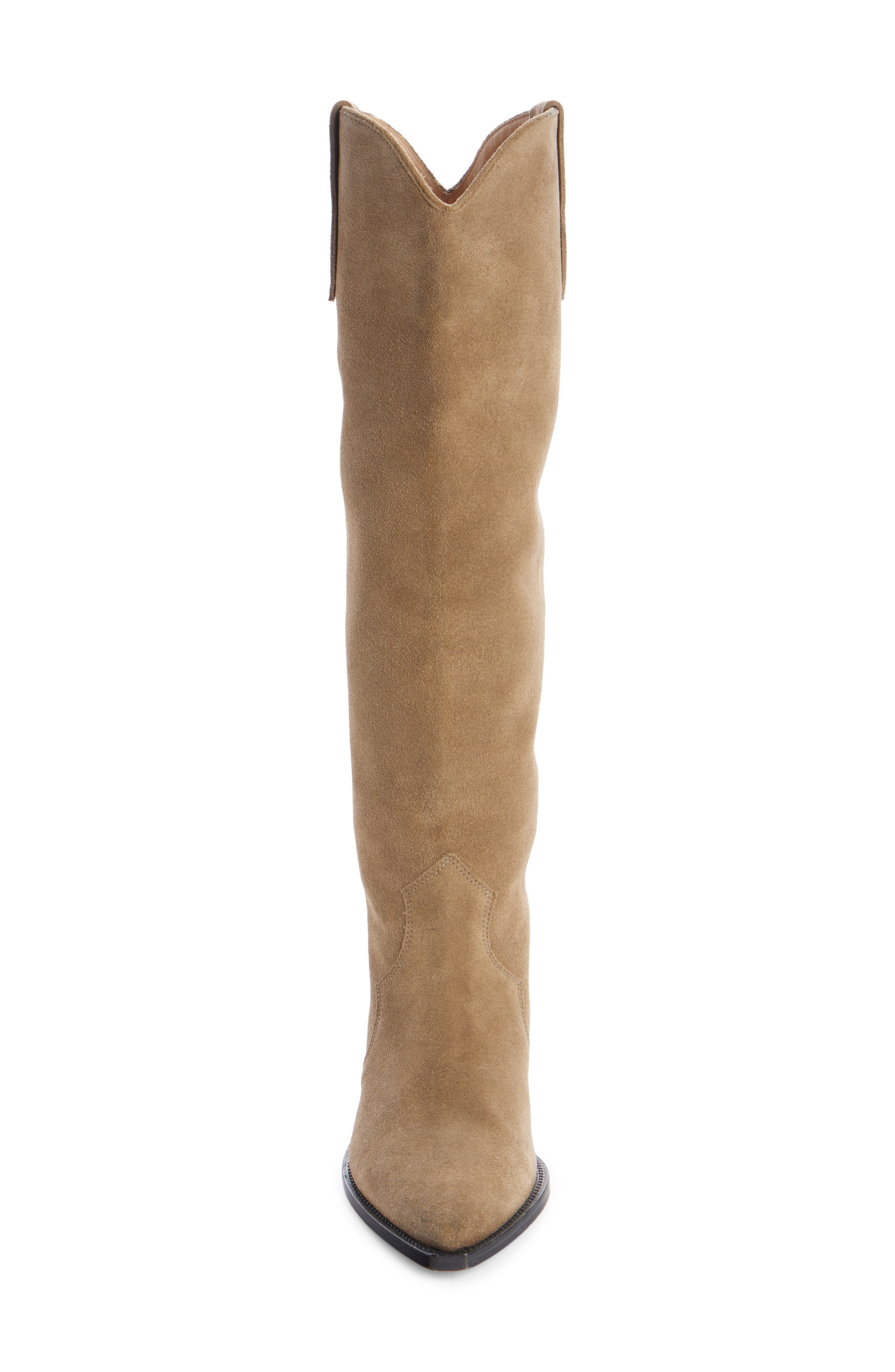 Isabel Marant Denvee Tall Western Boot in Taupe at Nordstrom - 4