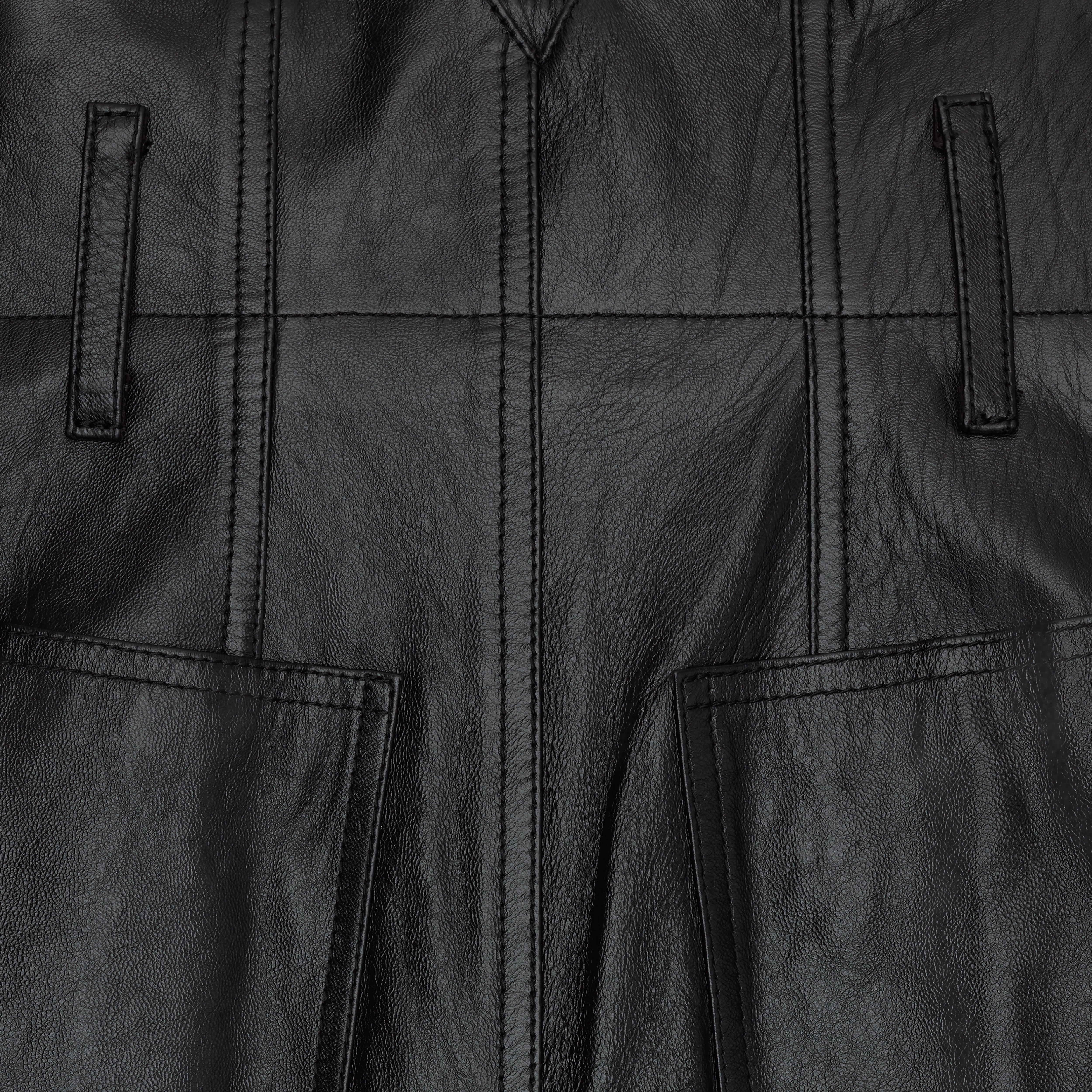JUMBO JEANS IN LAMBSKIN LEATHER - 3