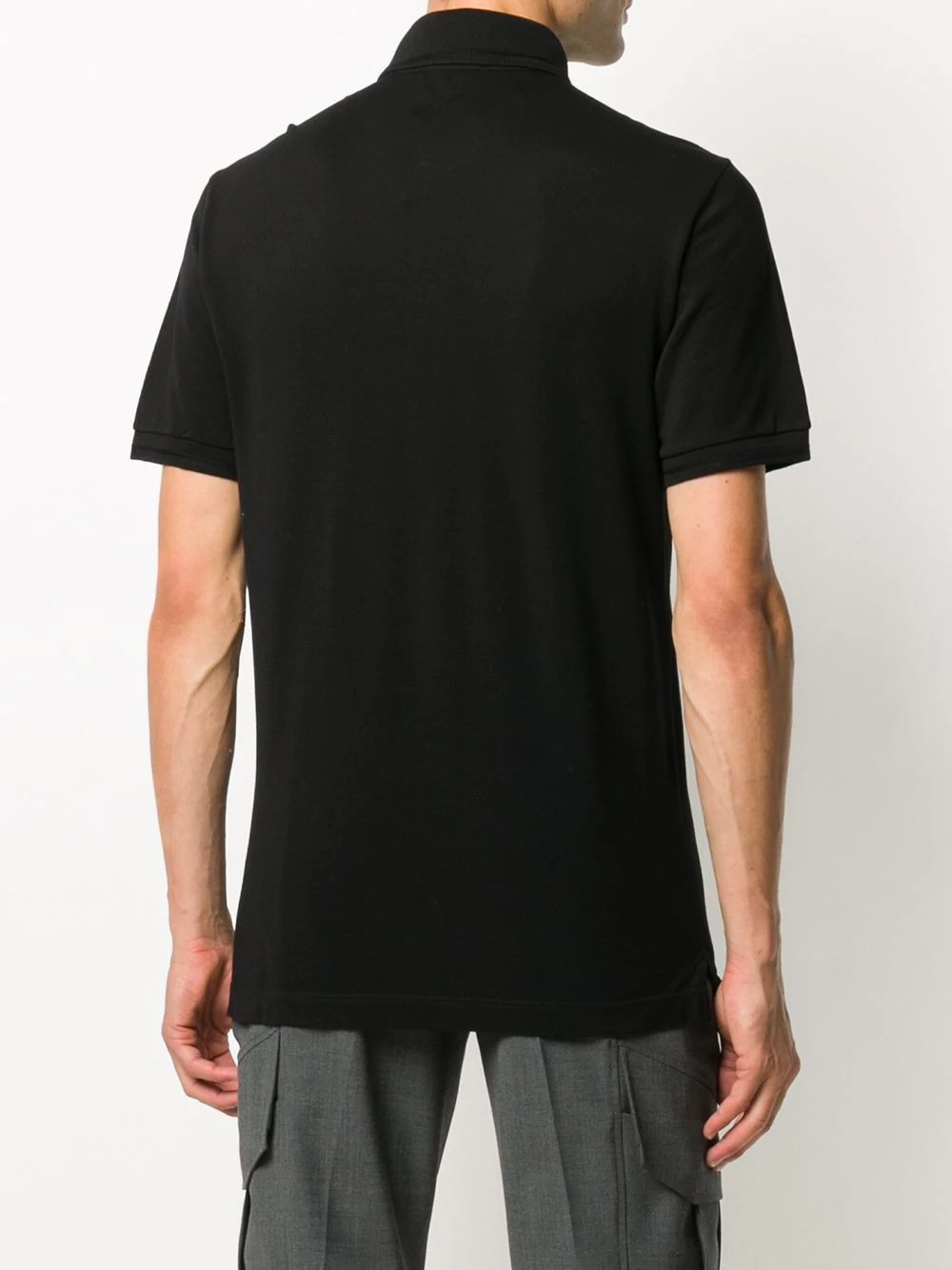 embroidered piqué polo shirt - 4