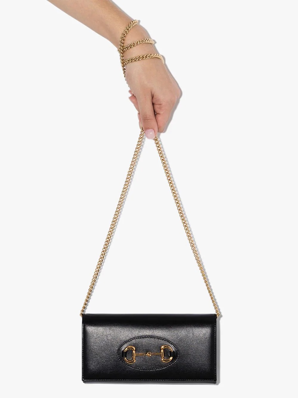 Horsebit chain wallet bag - 6