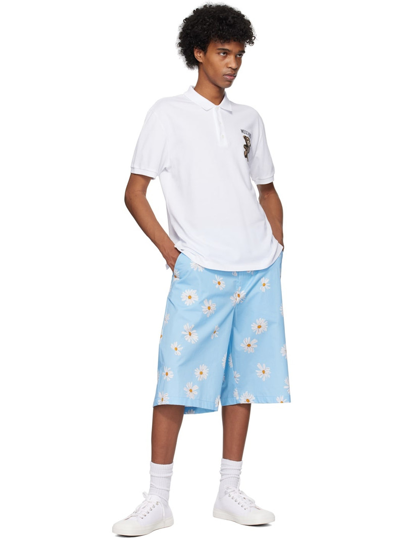 Moschino White Teddy Bear Polo outlook