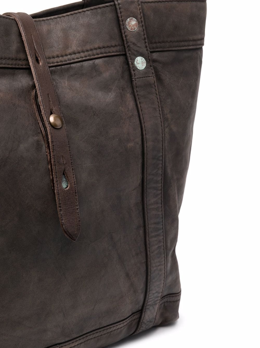 leather tote bag - 4
