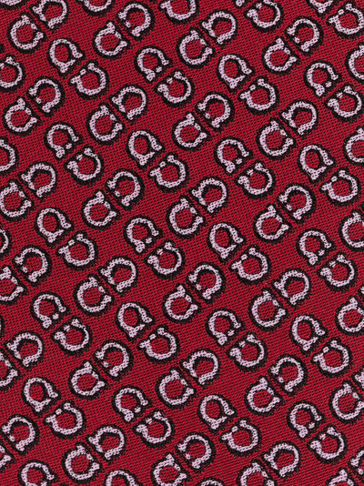 Salvatore Ferragamo monogram-pattern tie outlook