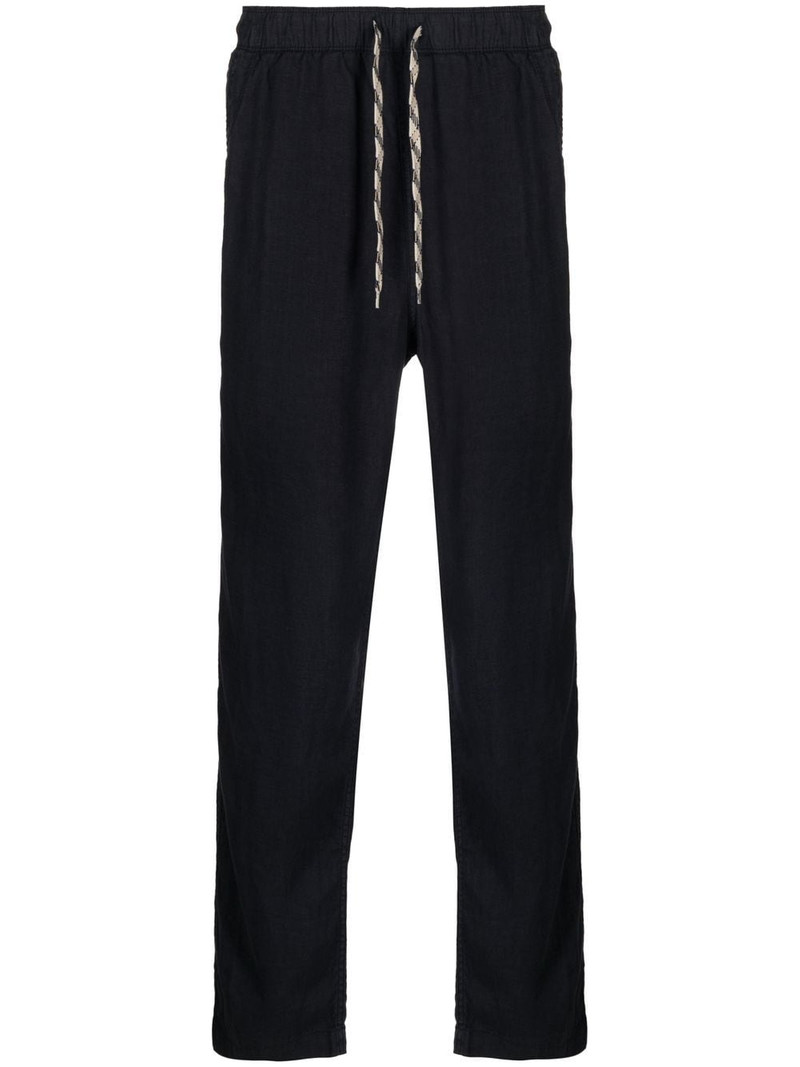 Pixel drawstring straight-leg trousers 1