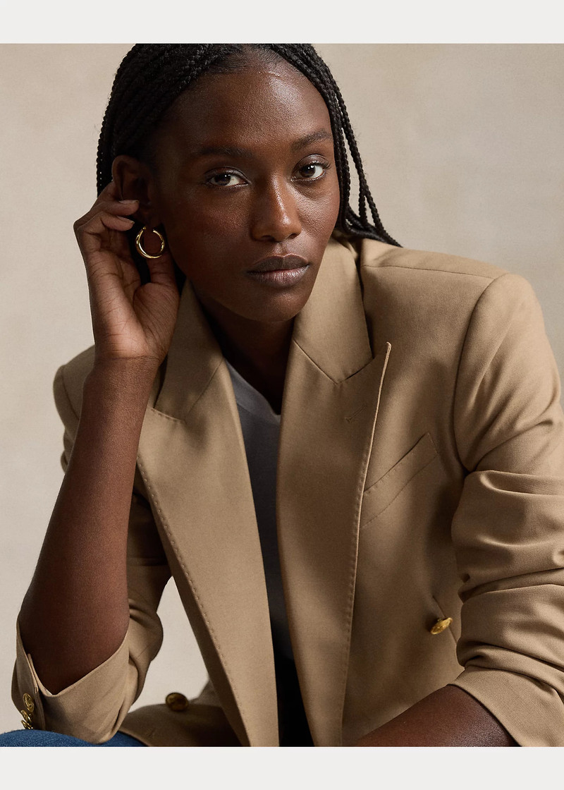 Double-Breasted Wool-Blend Blazer 5