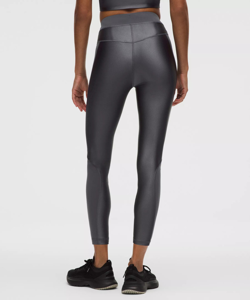 Satin Shine Panelled High-Rise Tight 25" *Wordmark 3