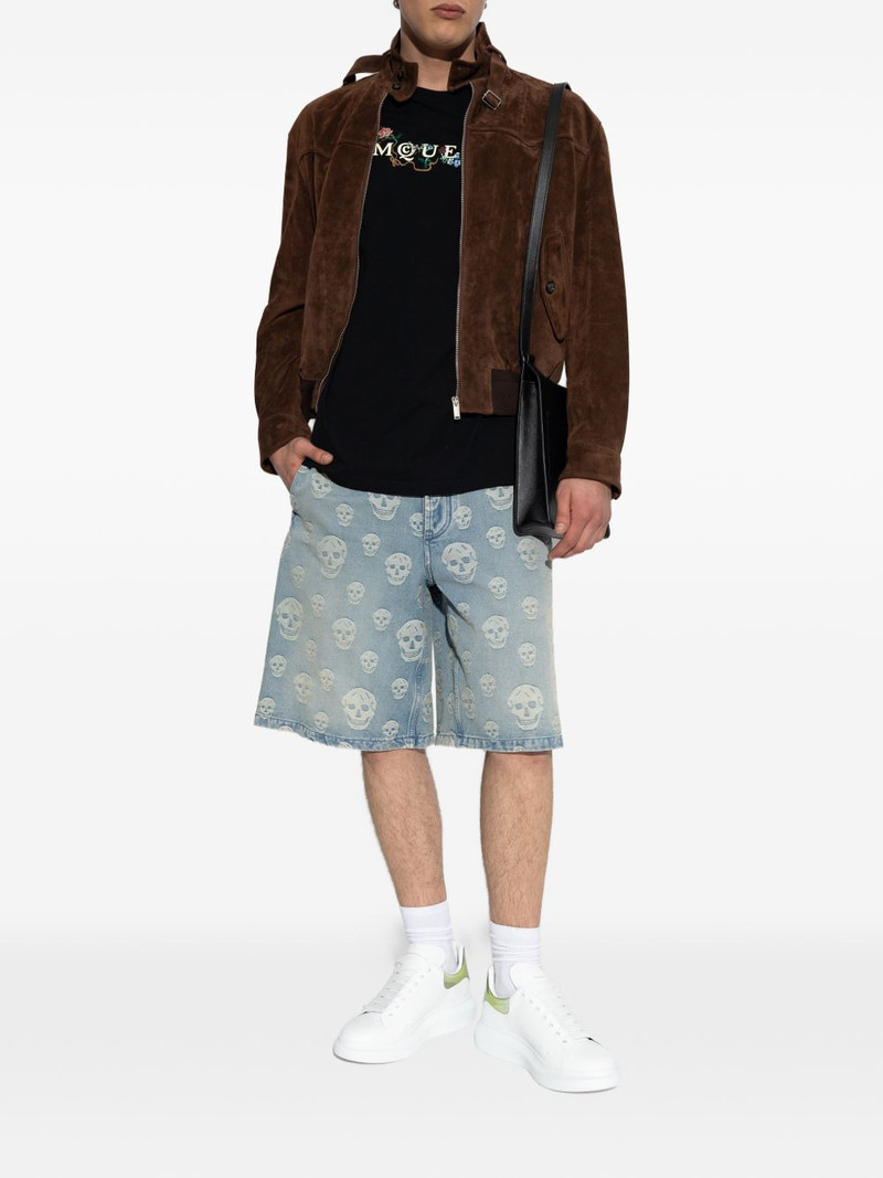 Alexander McQueen logo-print embroidered T-shirt outlook