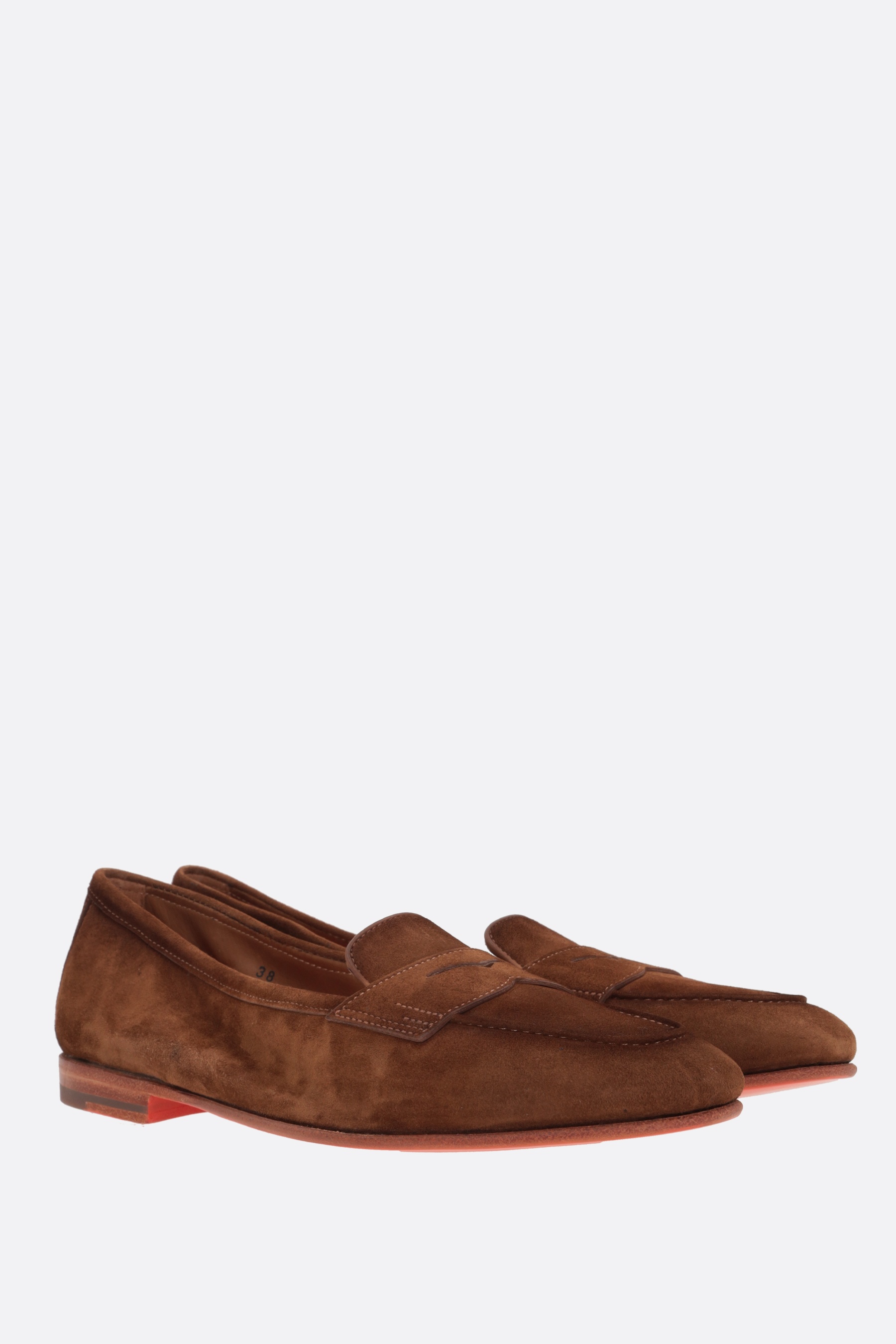 CARLA SUEDE PENNY LOAFERS - 2