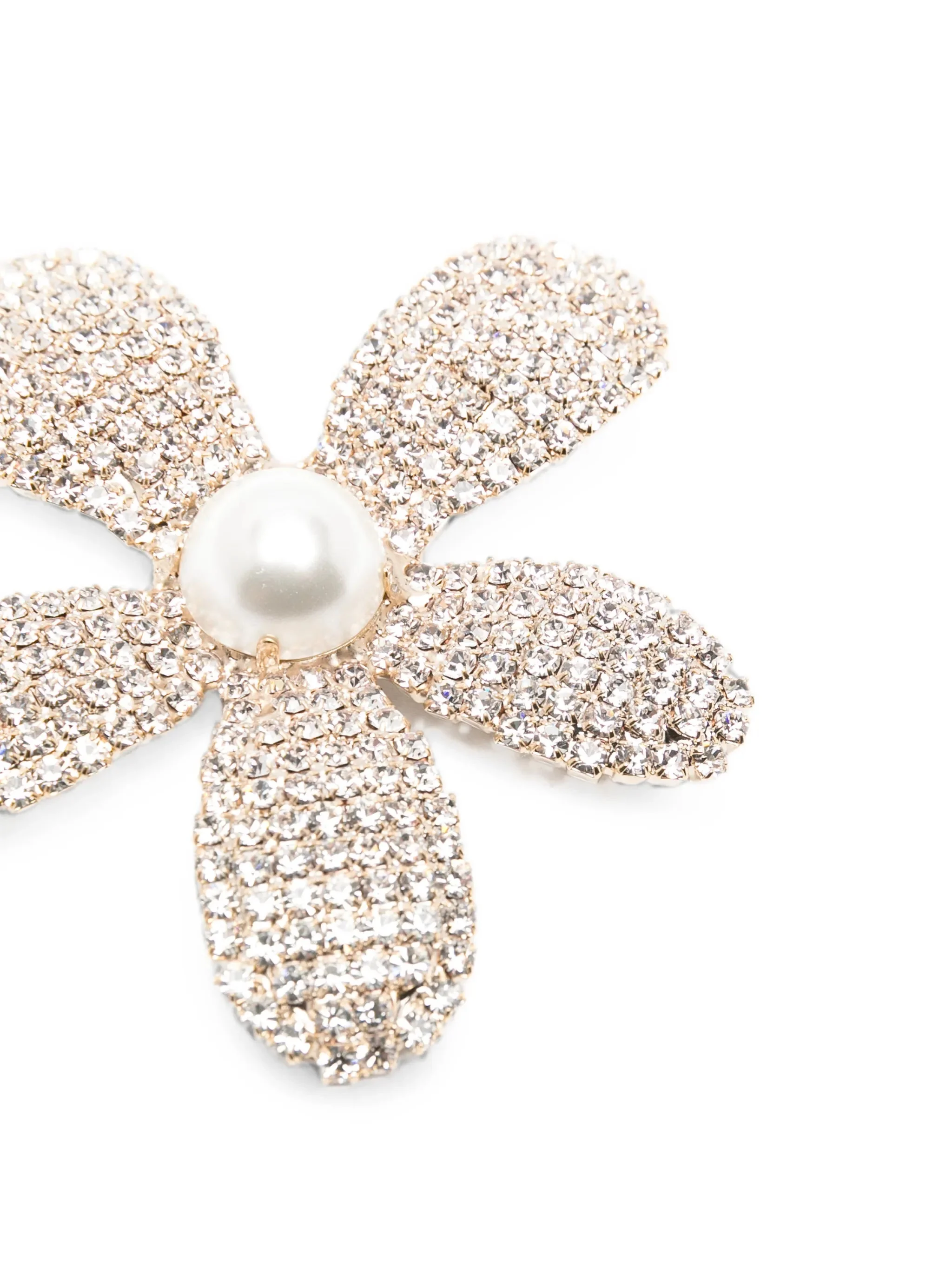 Rosantica Crystal-embellished Faux-pearl Brooch - 1