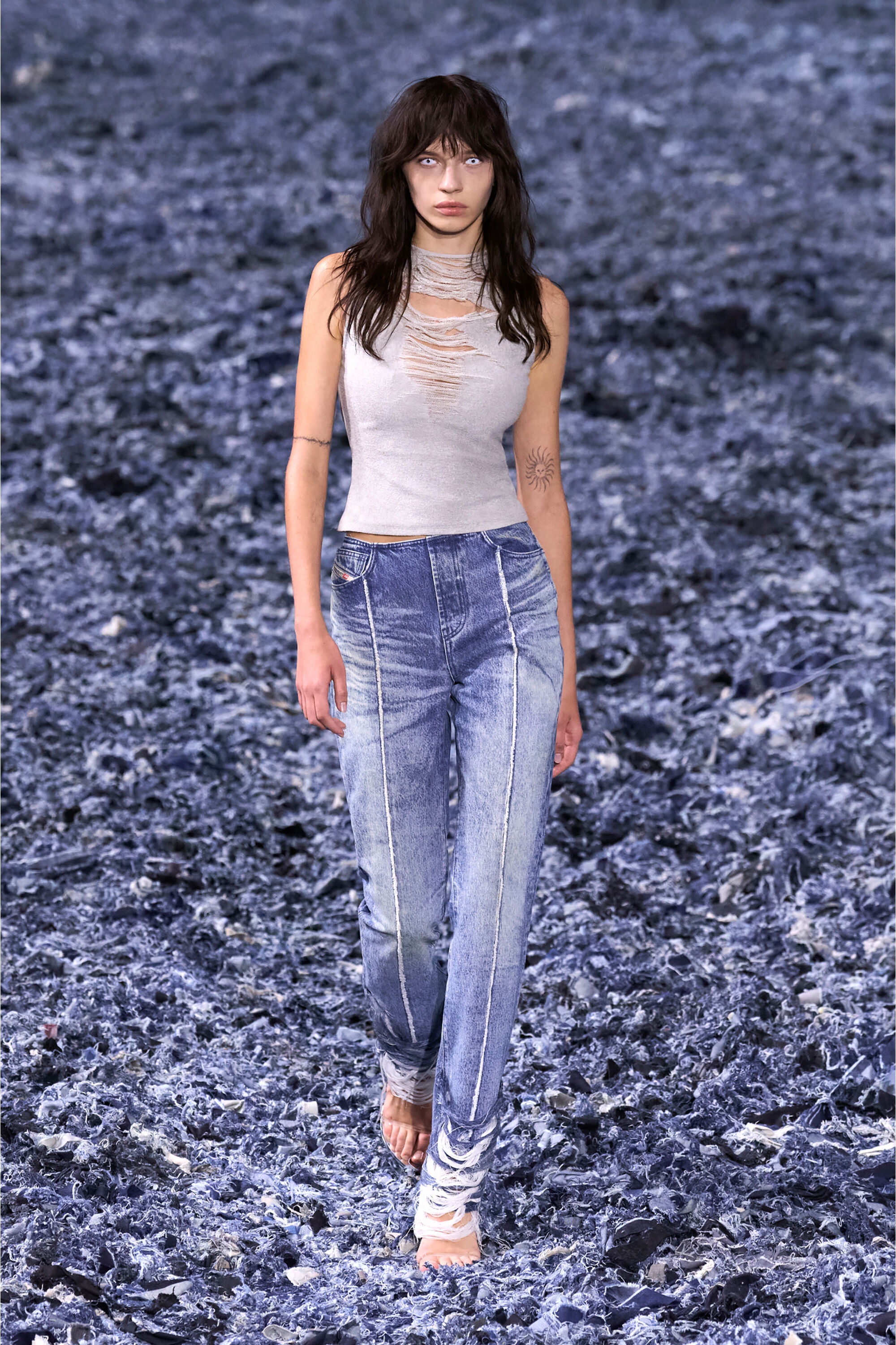 BOOTCUT JEANS D-GINNA 0CMBM - 6