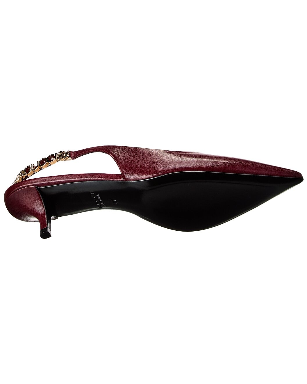 Gucci Signoria Leather Slingback Pump - 4