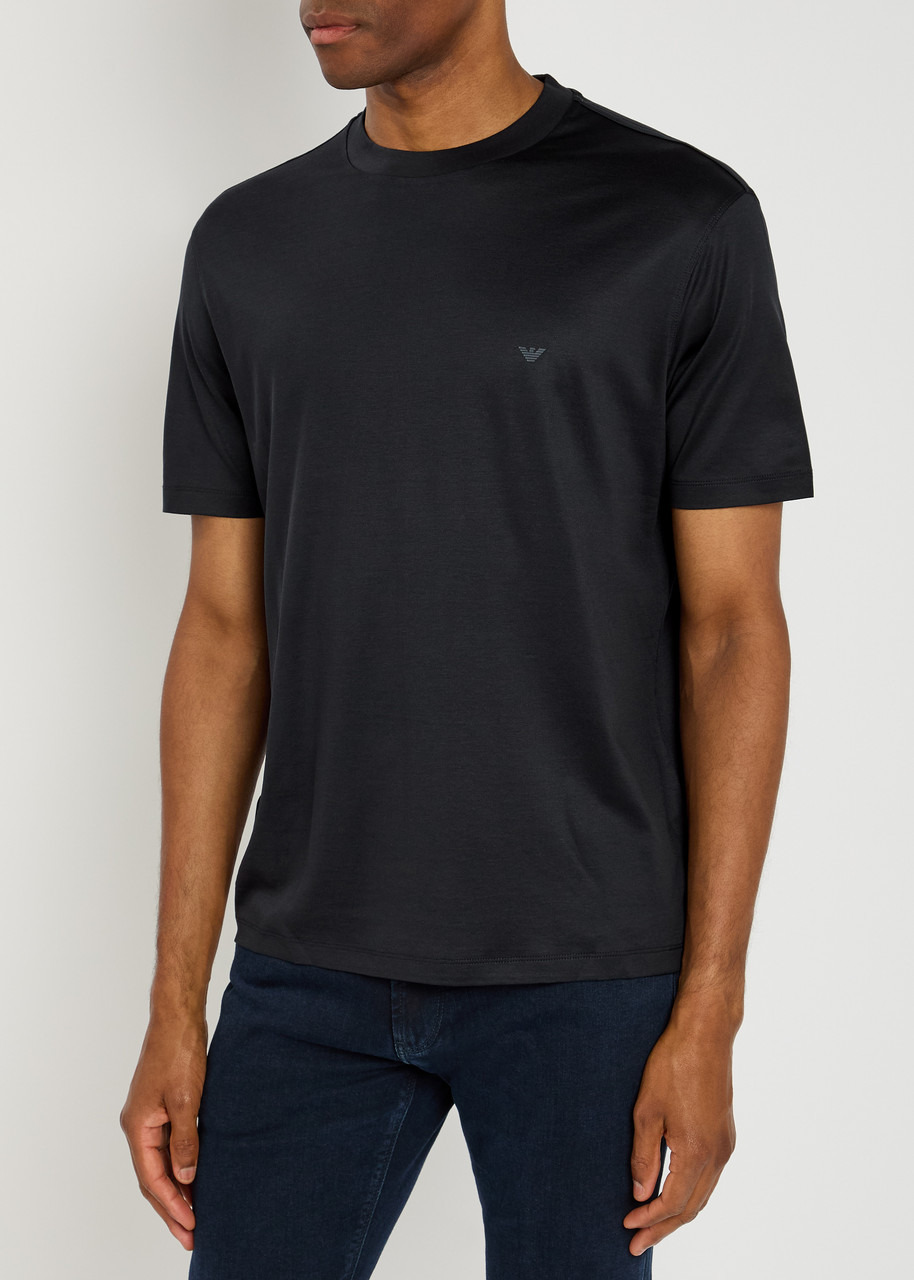 Emporio Armani Travel Logo-appliqué Jersey T-shirt - 2