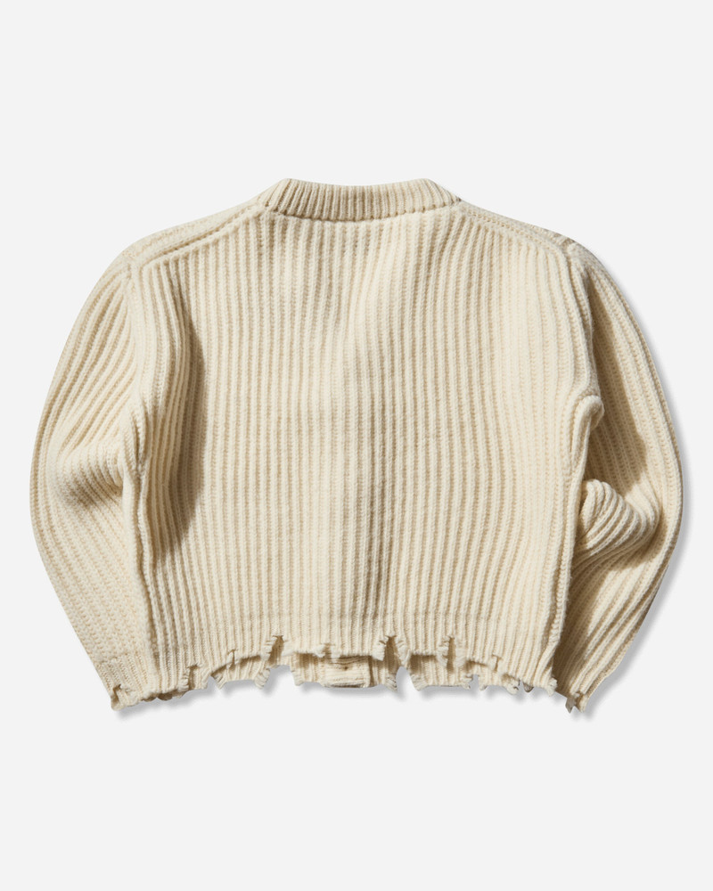 GUESS USA Women's Frayed Cardigan Warm Milk outlook