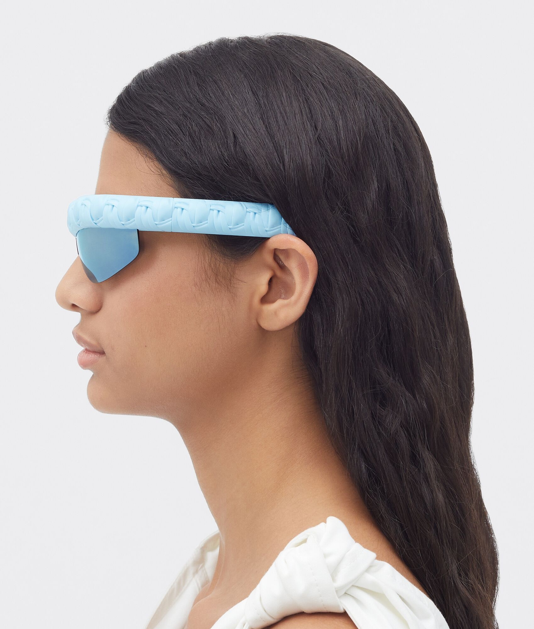Pleat Wraparound Sunglasses - 6