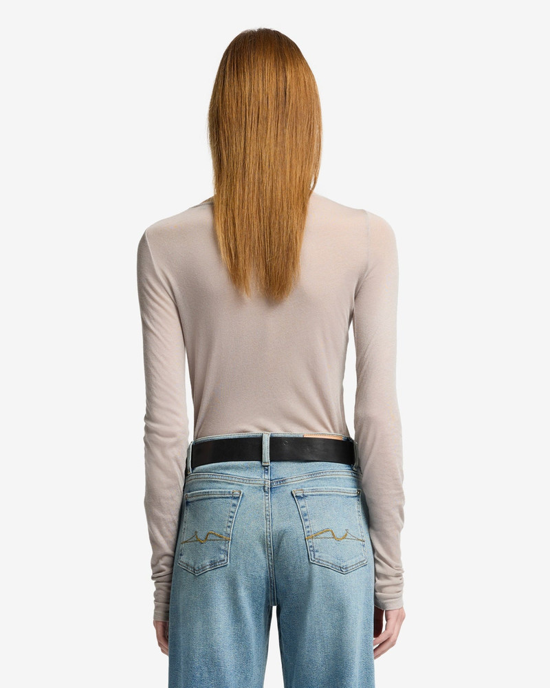 Long Sleeve Crew in Plum 5