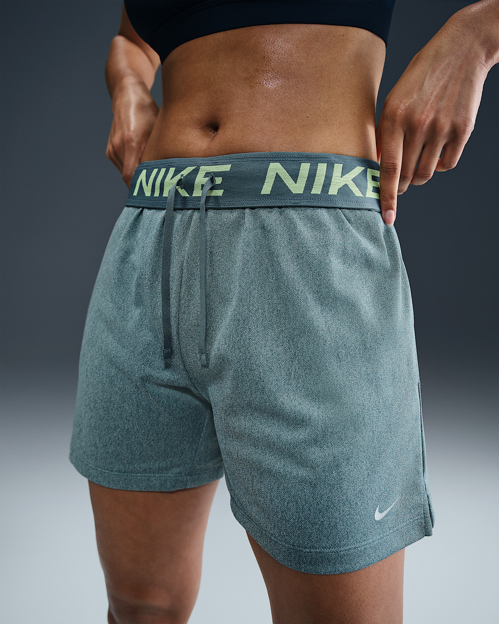 Nike Attack Women's Dri-FIT Fitness Mid-Rise 5" Unlined Shorts - 6