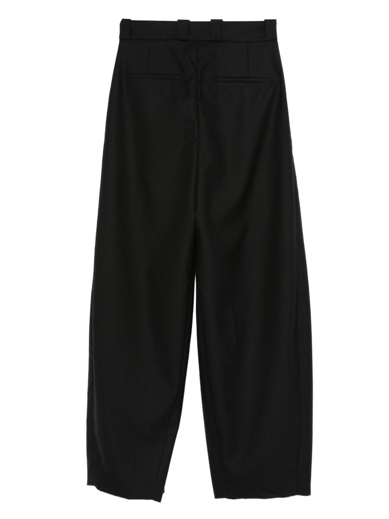 WILLY CHAVARRIA pleated wide-leg trousers outlook