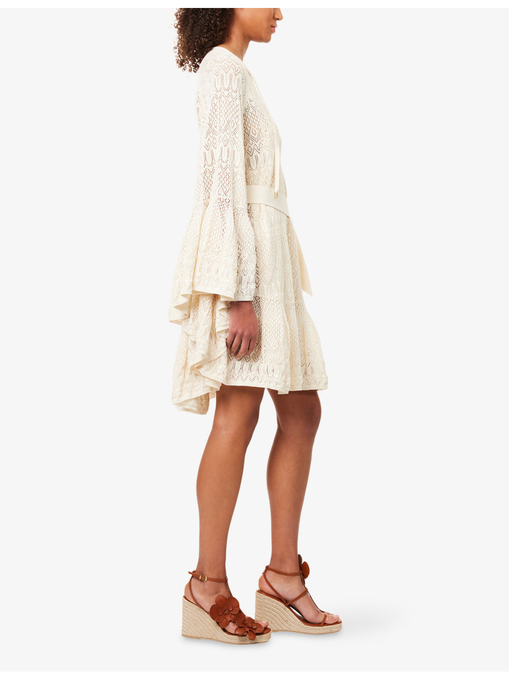 Coco Pointelle Lace Knitted Dress - 3