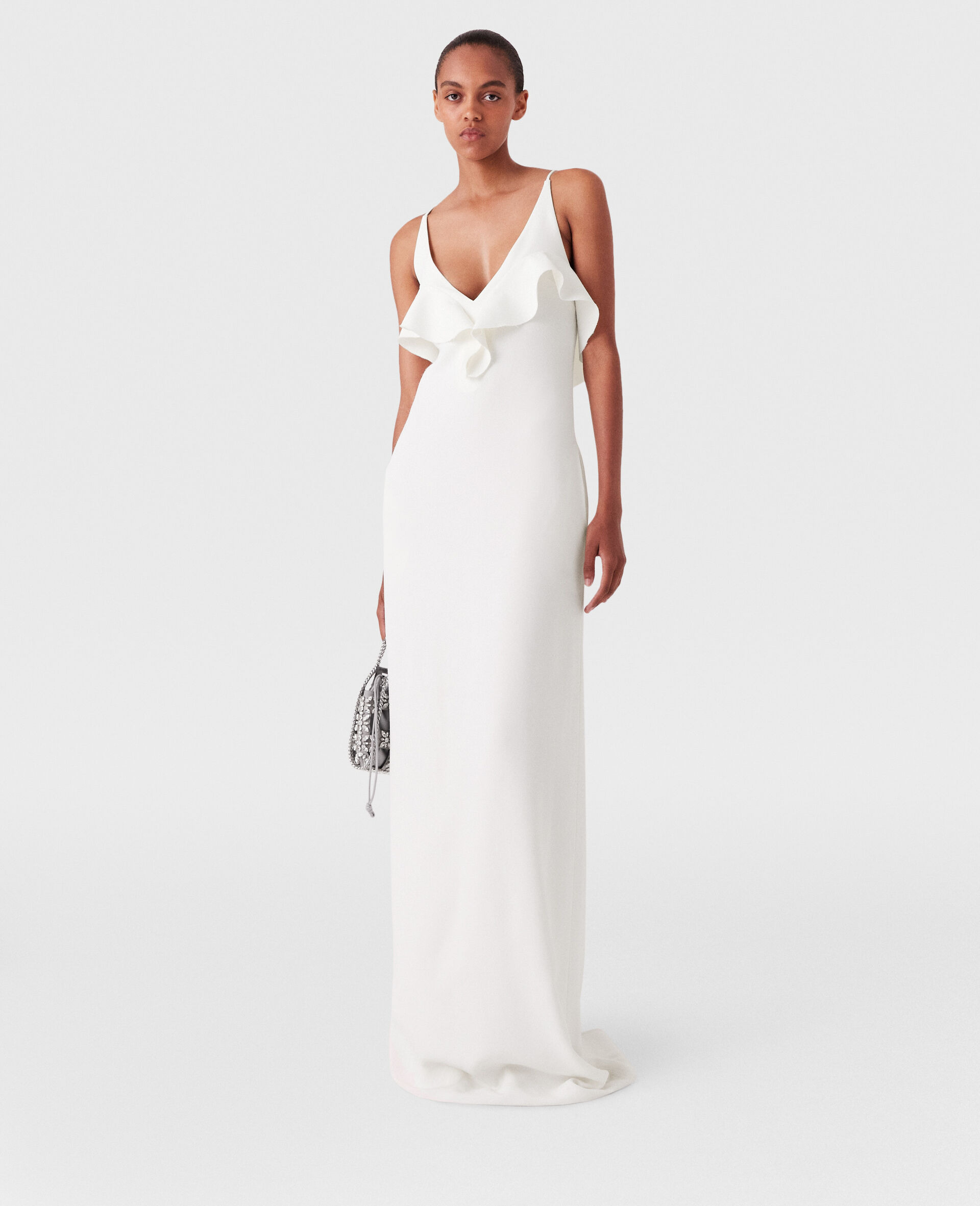 Ruffle Tier V-Neck Dress - 5
