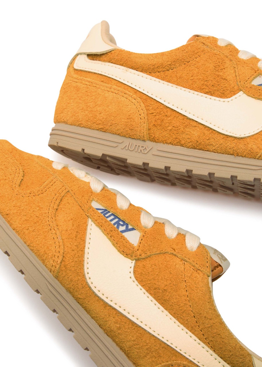 Autry Windspin Panelled Brushed Suede Sneakers - 4