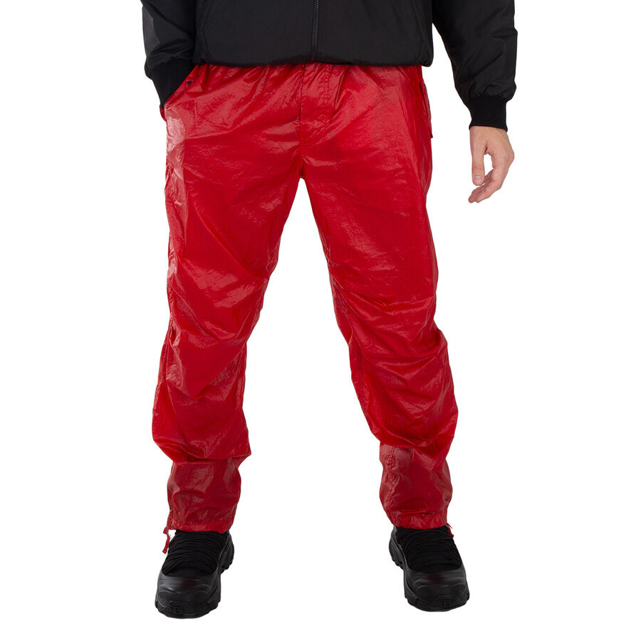 Ferragamo Red Nylon Cargo Pants - 3