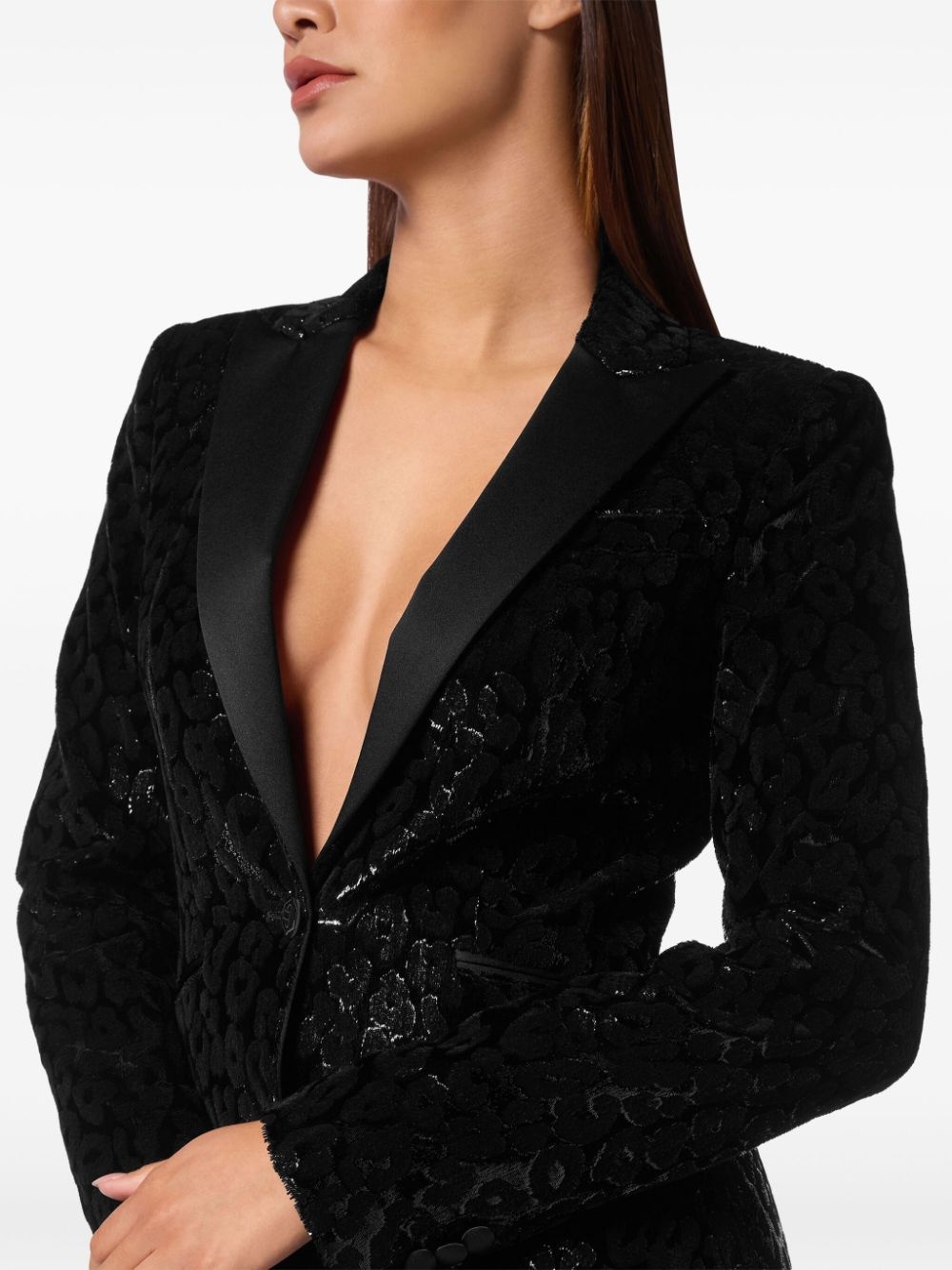 single-breasted blazer - 5