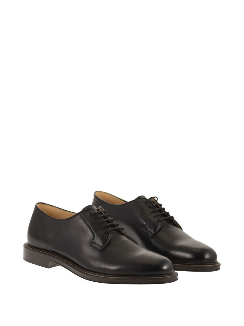 Brunello Cucinelli leather derby shoes outlook