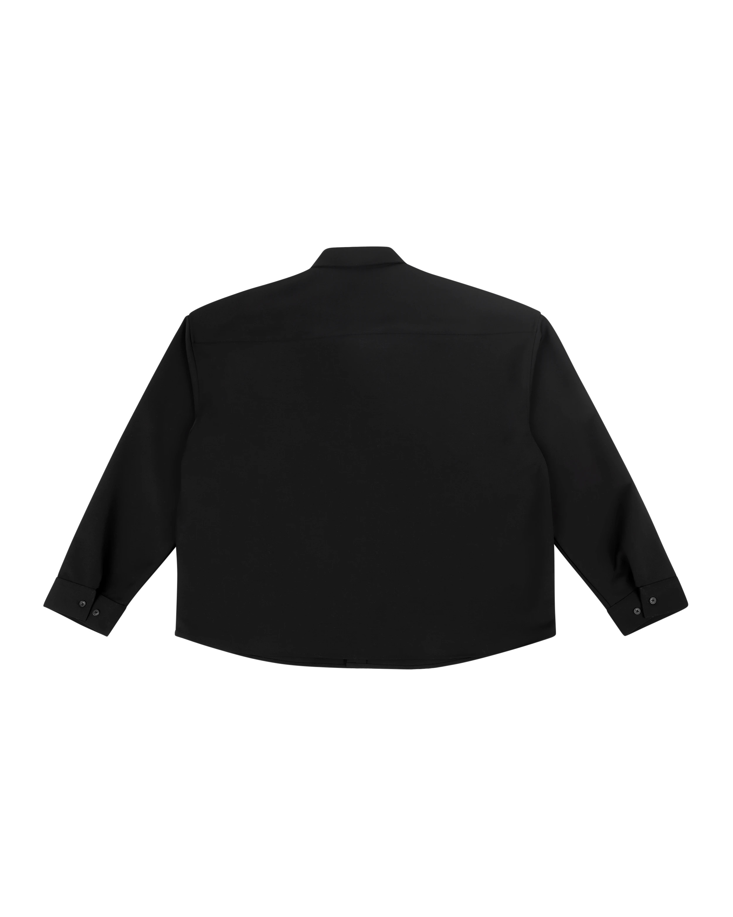 MILLER SHIRT BLACK WOOL - 3