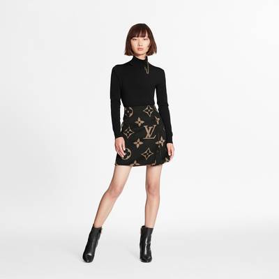 Louis Vuitton Giant Monogram A-Line Mini Skirt  outlook