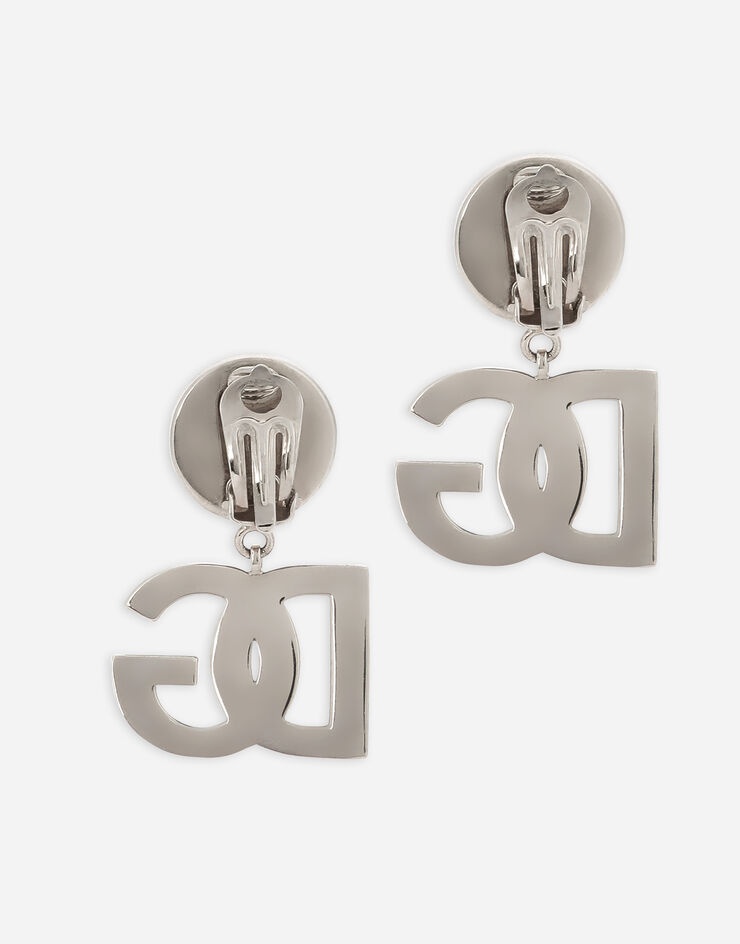Clip-on earrings with DG logo - 3