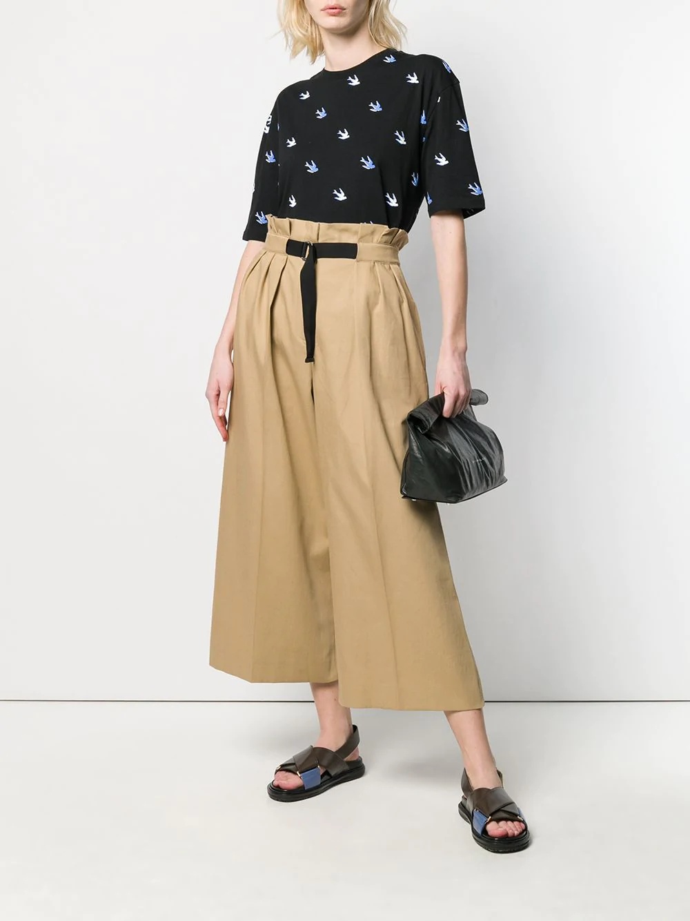 wide leg culottes - 2