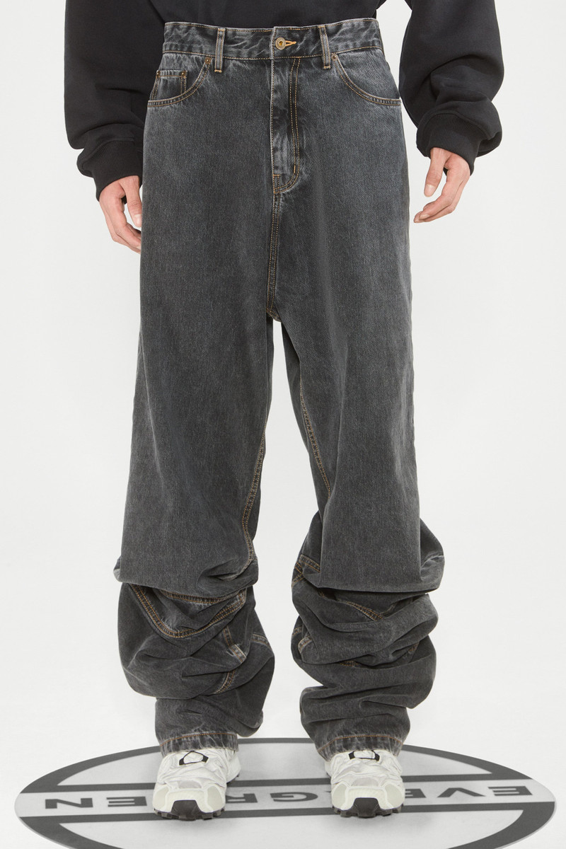 Evergreen Draped Cuff Jeans 3