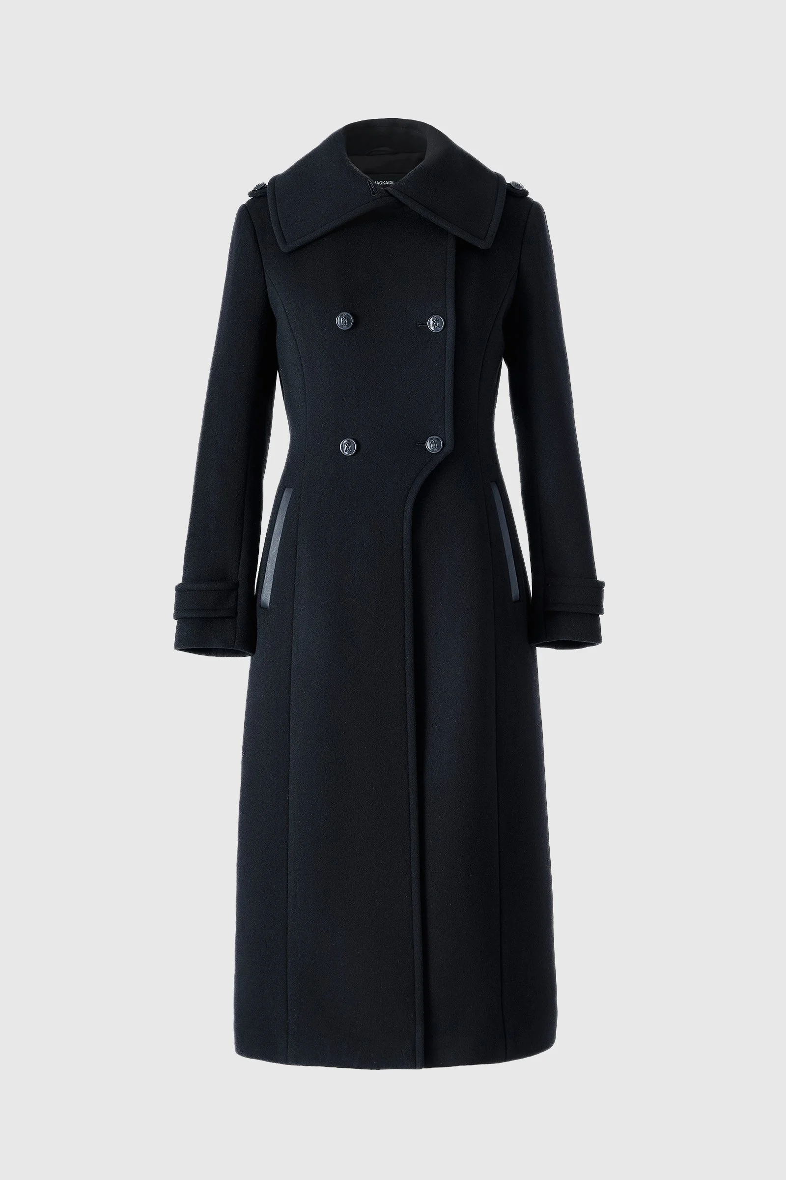 ELODIE-R double face wool tailored coat - 1