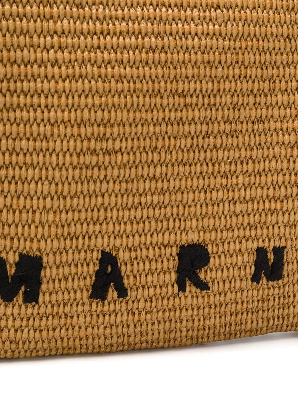 Marcel woven logo shoulder bag - 4