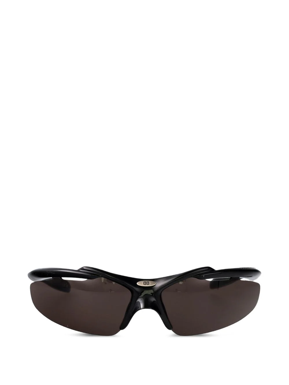 BB-plaque geometric-frame sunglasses - 1