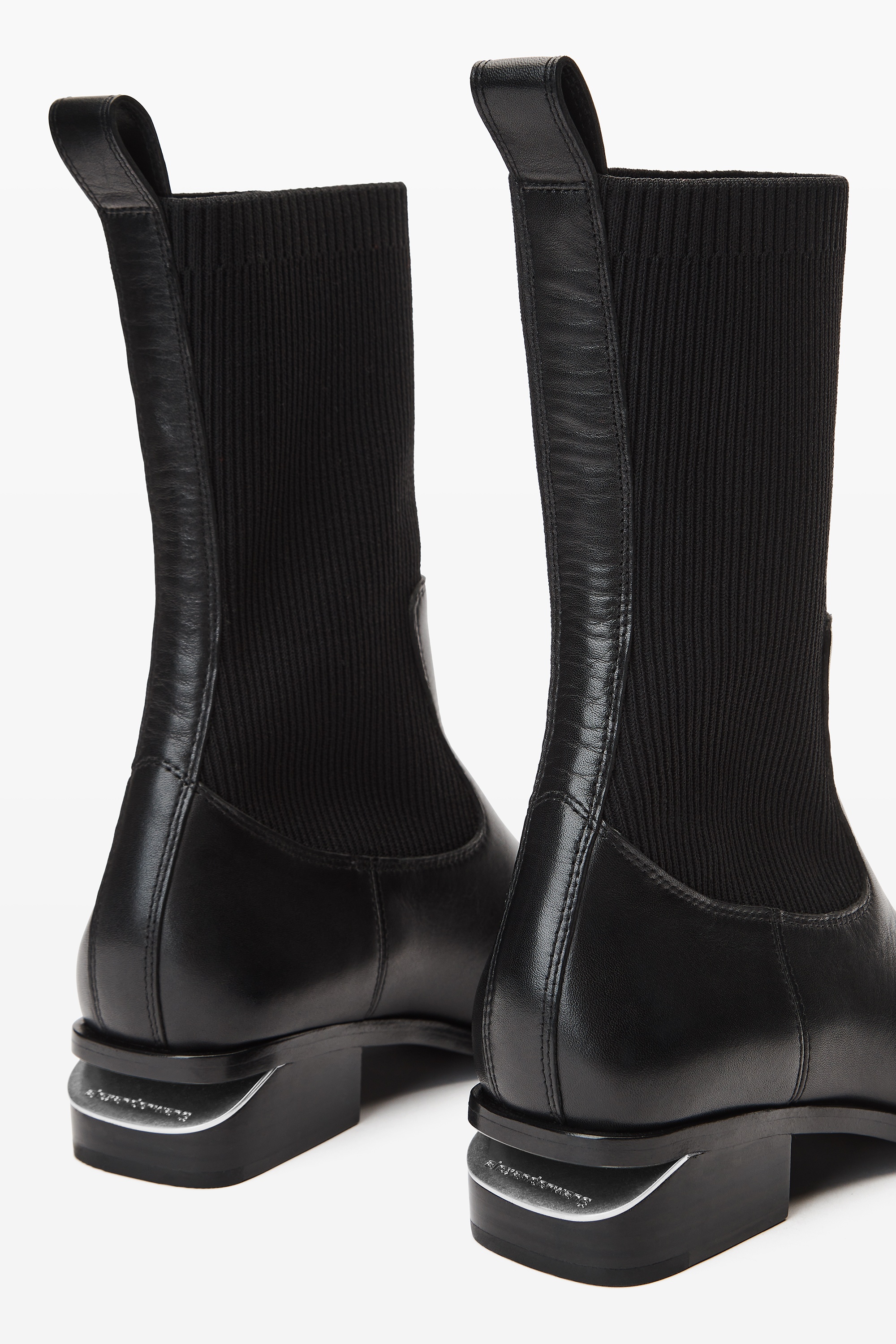 Kane Sock Boot in Leather - 4