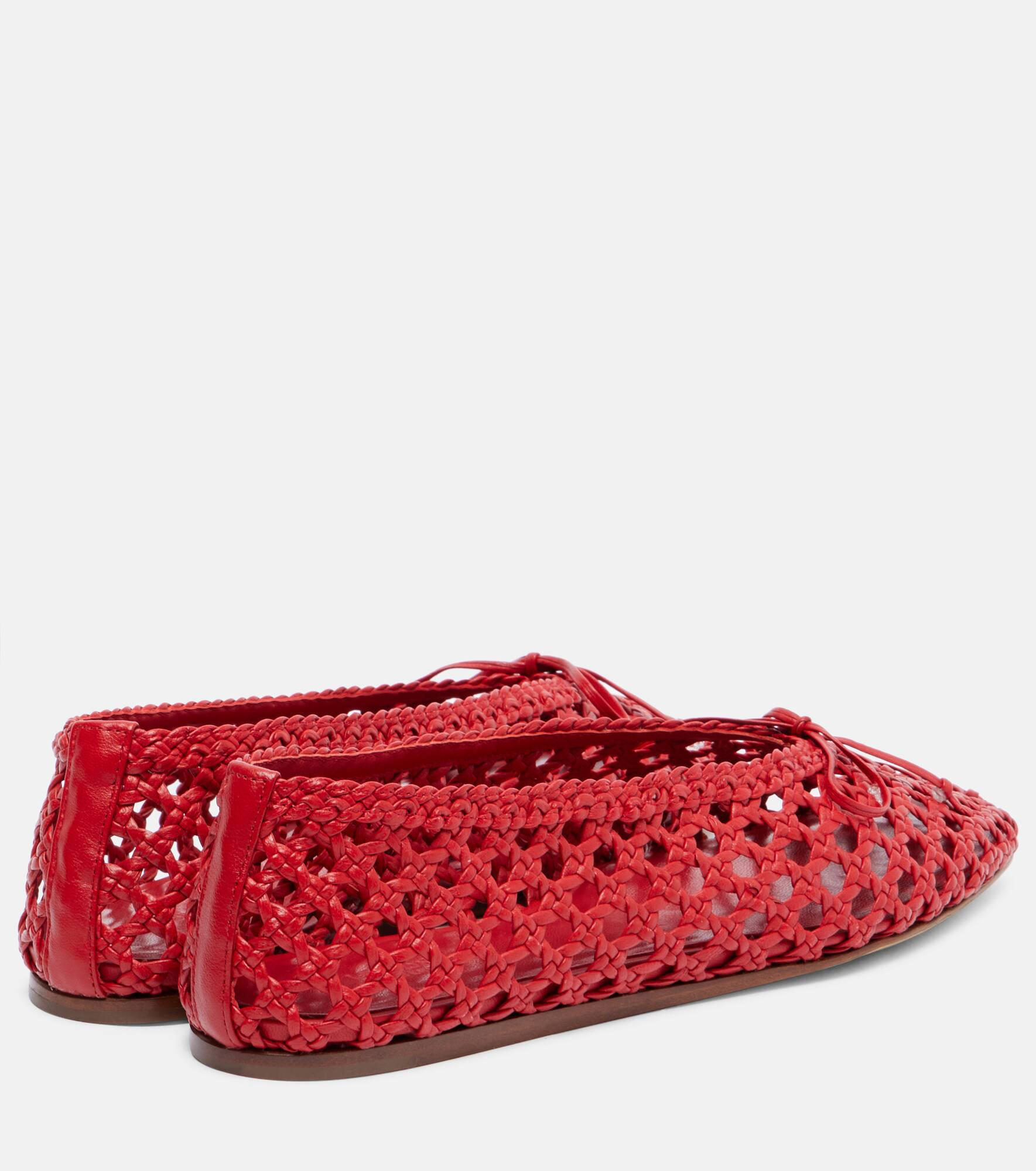 Regency woven leather ballet flats - 2
