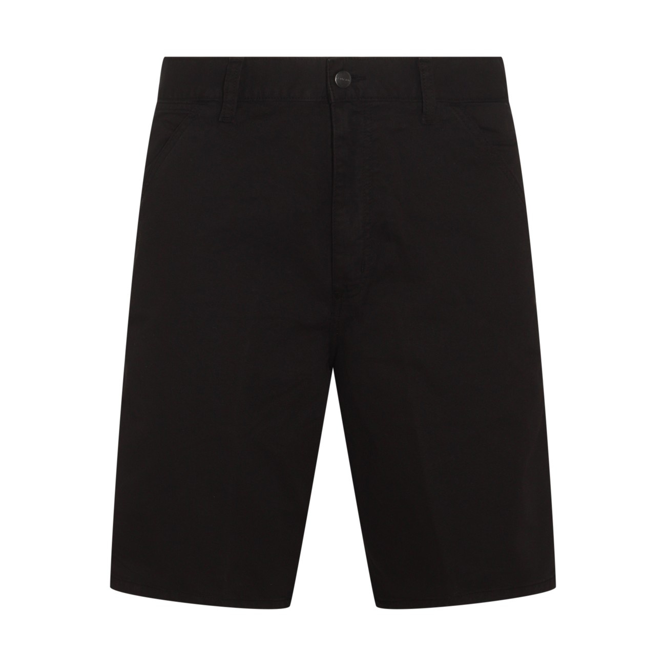black cotton shorts - 1