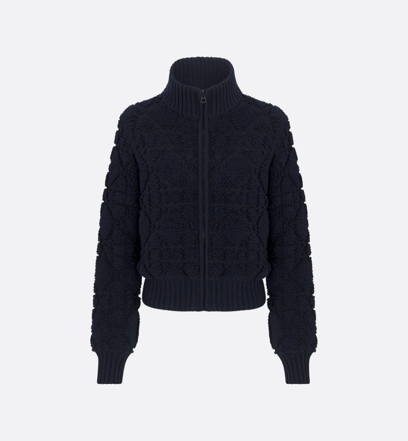 DiorAlps Macrocannage Zipped Cardigan 1