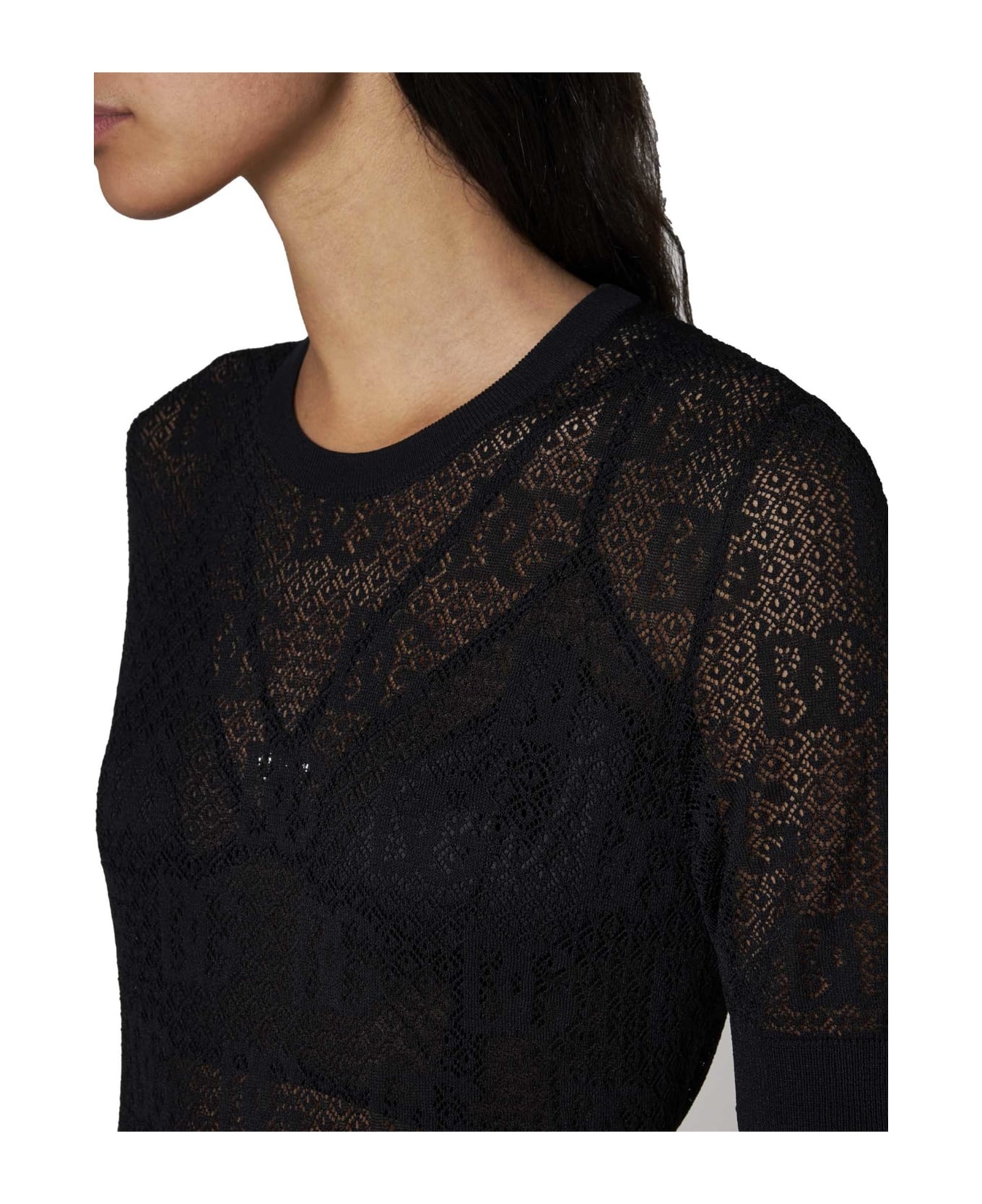 All-over Dg Jacquard Short-sleeved Top - 5