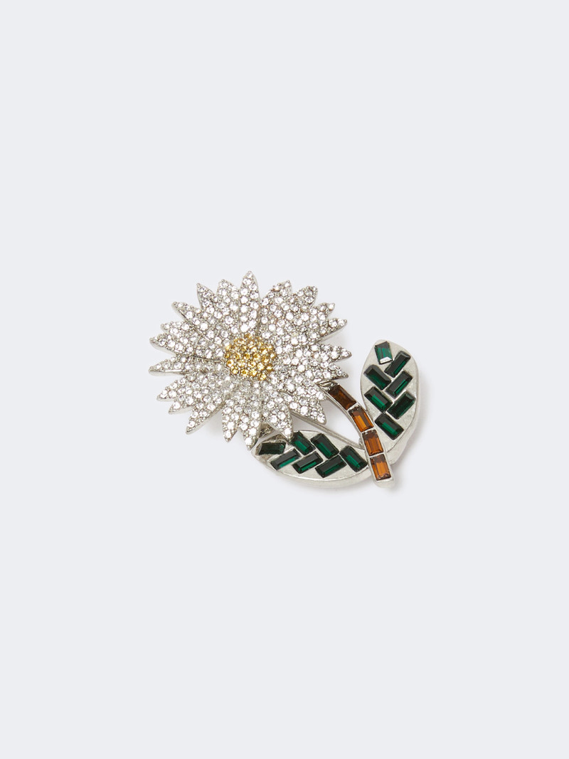 WEEKEND Max Mara Glass brooch - YELLOW outlook