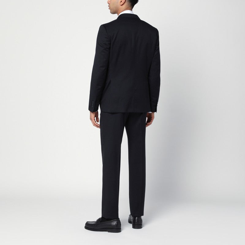 TAGLIATORE - Tagliatore Blue Single-Breasted Wool Suit Men - 2