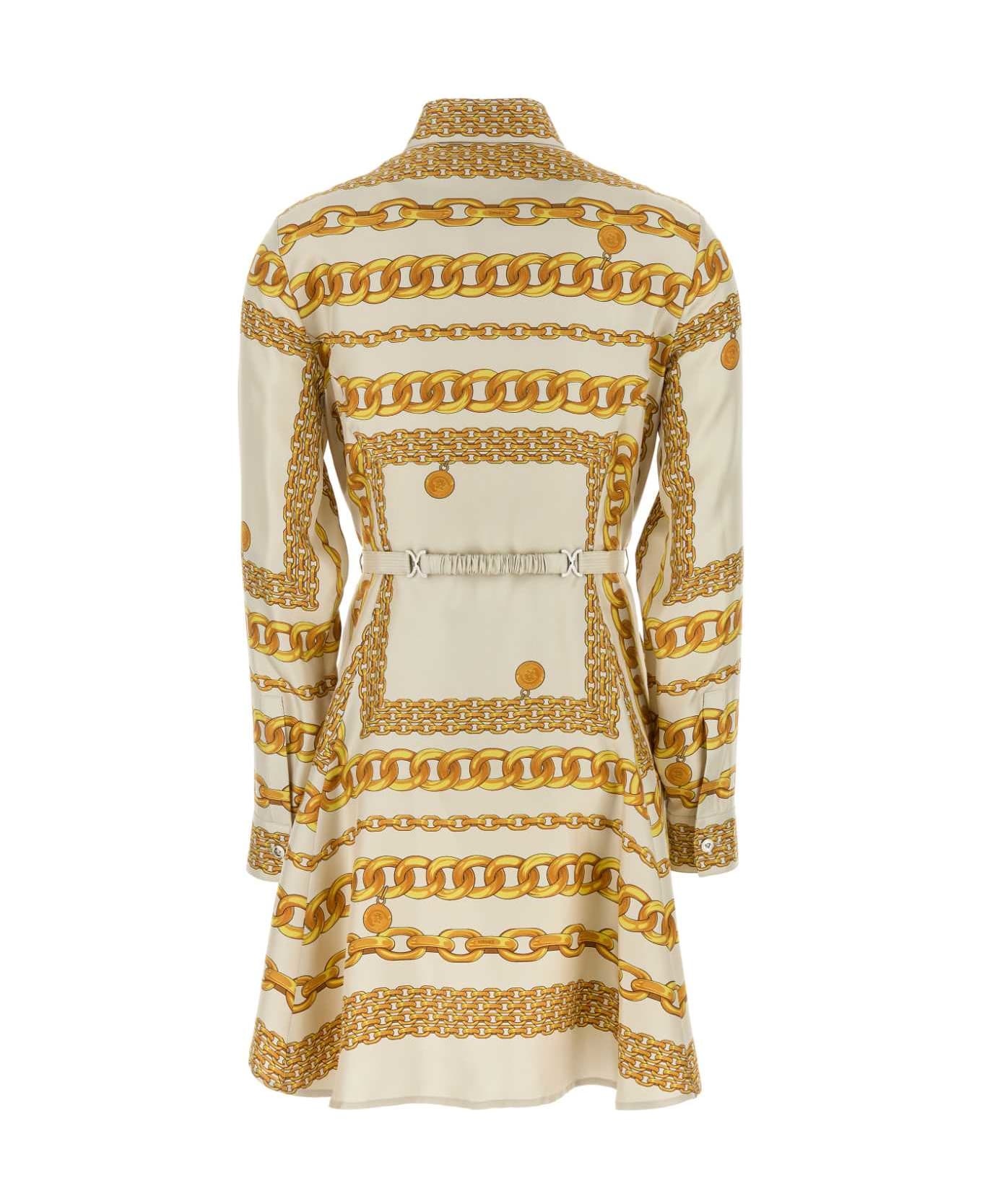 Printed Silk Dress - 2