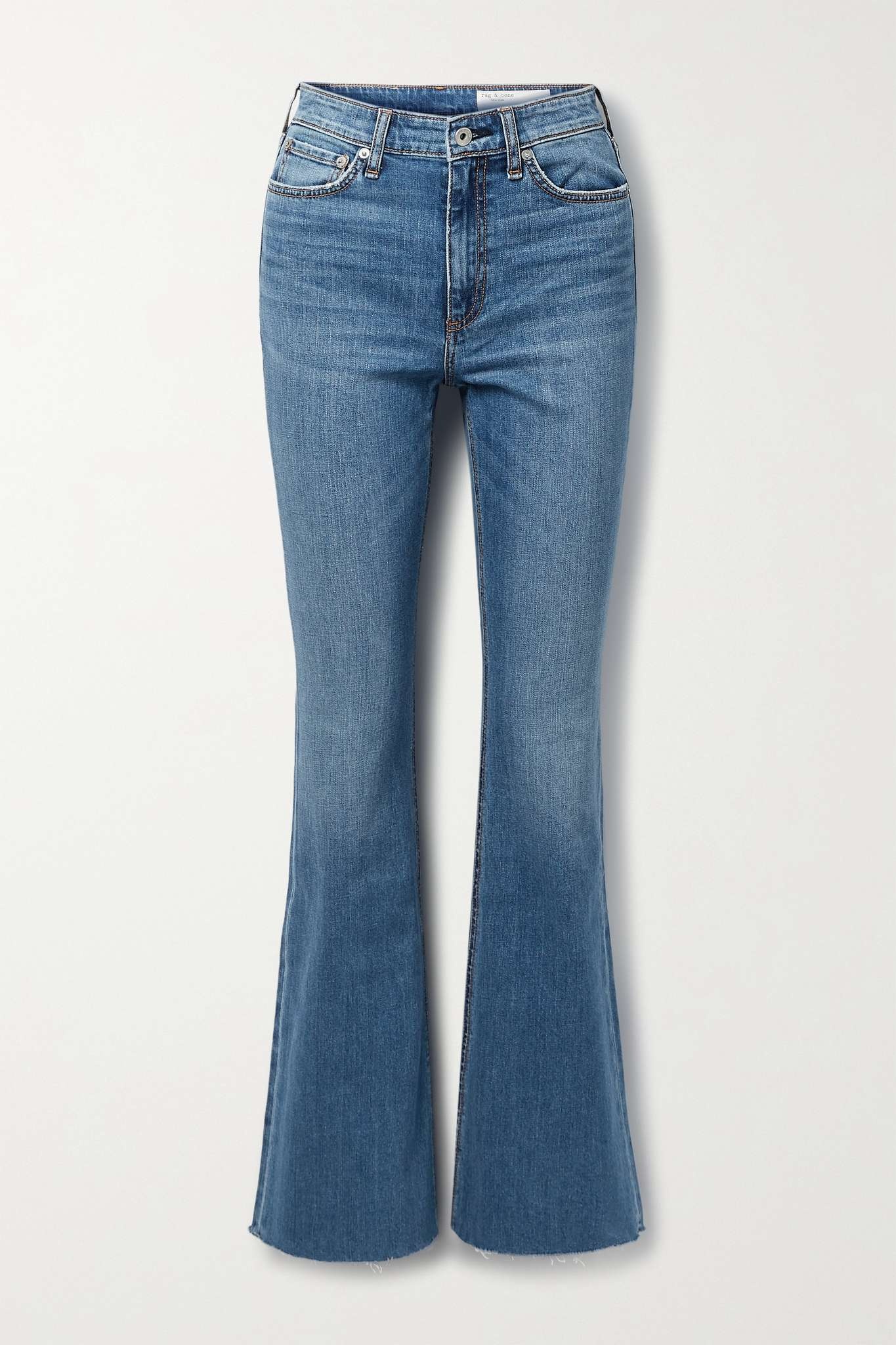 Nina high-rise flared jeans - 1