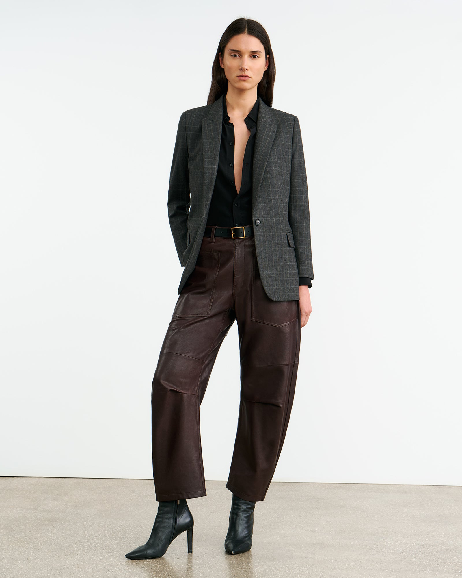SHON LEATHER PANT - 6