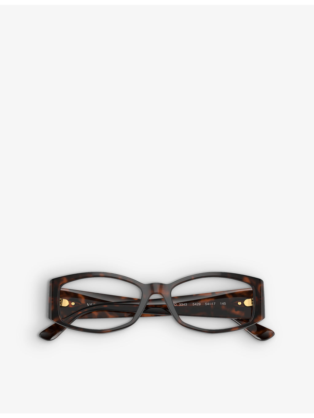 VE3343 branded irregular-frame plastic glasses - 5